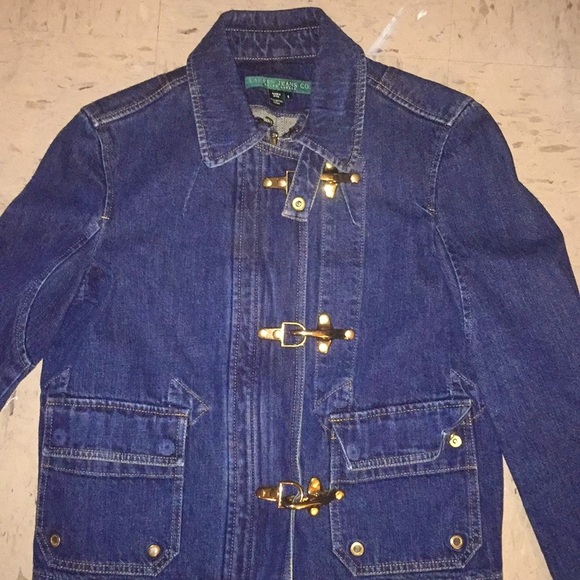 lauren jeans co. ralph lauren Jackets & Blazers - WOMENS lauren jeans co. denim jacket